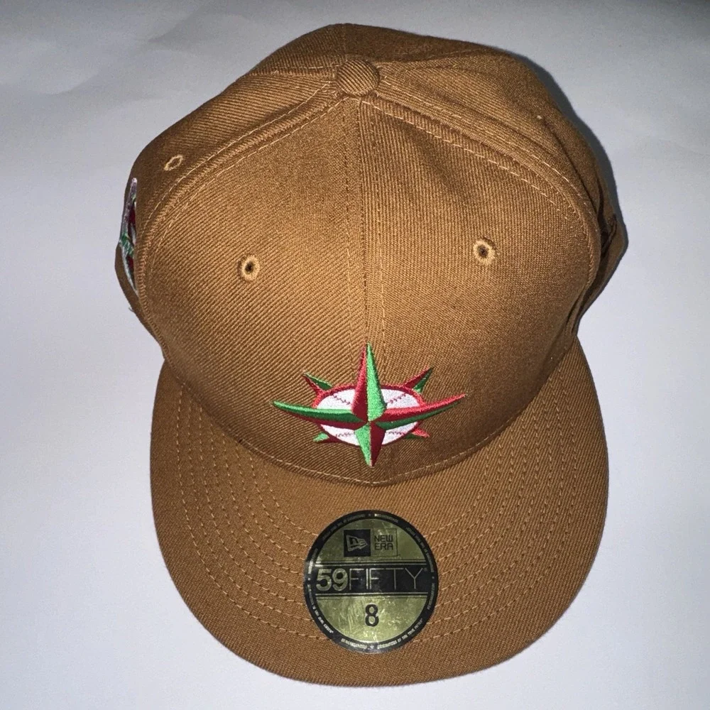 New Era Seattle mariners fitted hat club Brown 8